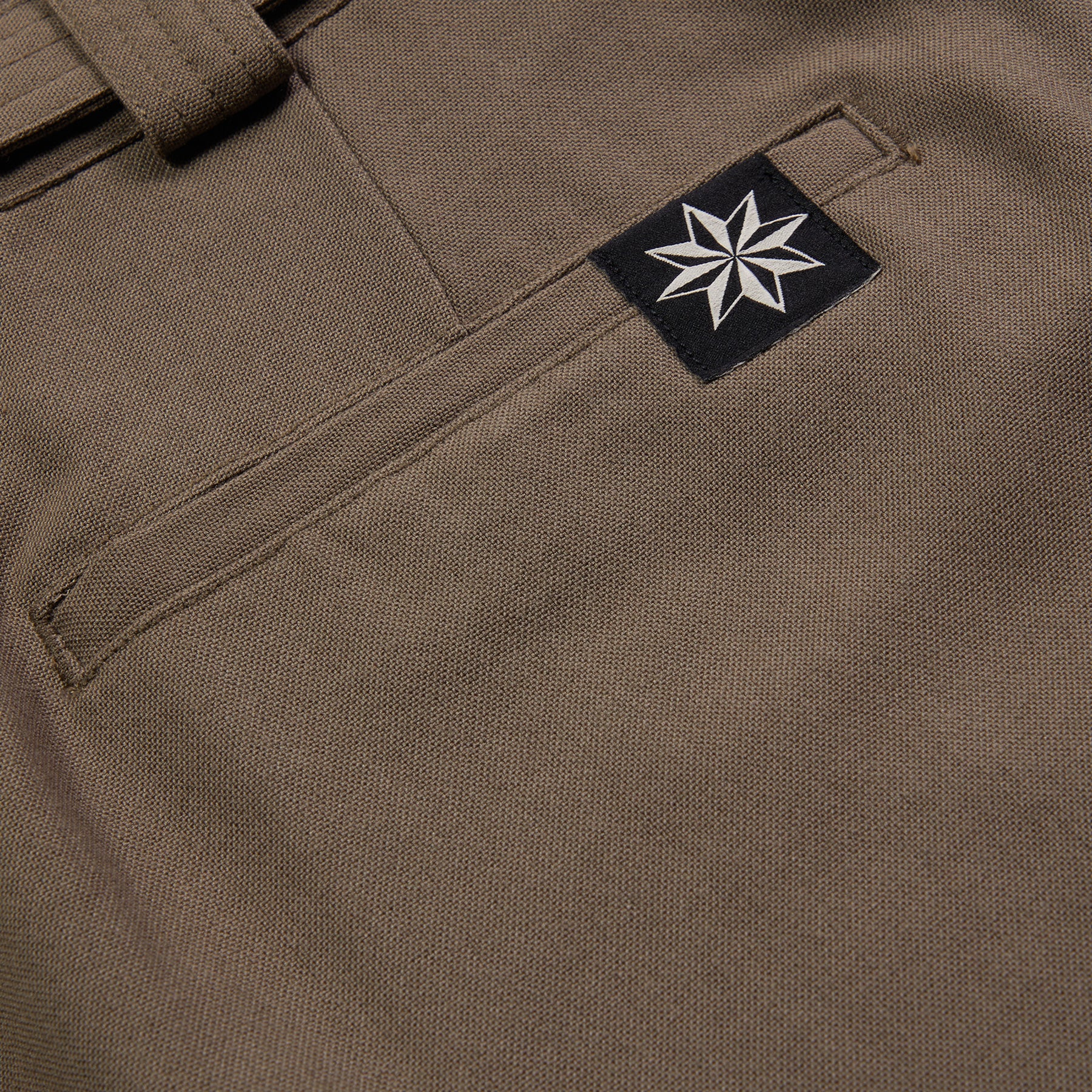 Beach Brains Pleated Work Pant (Chocolate)