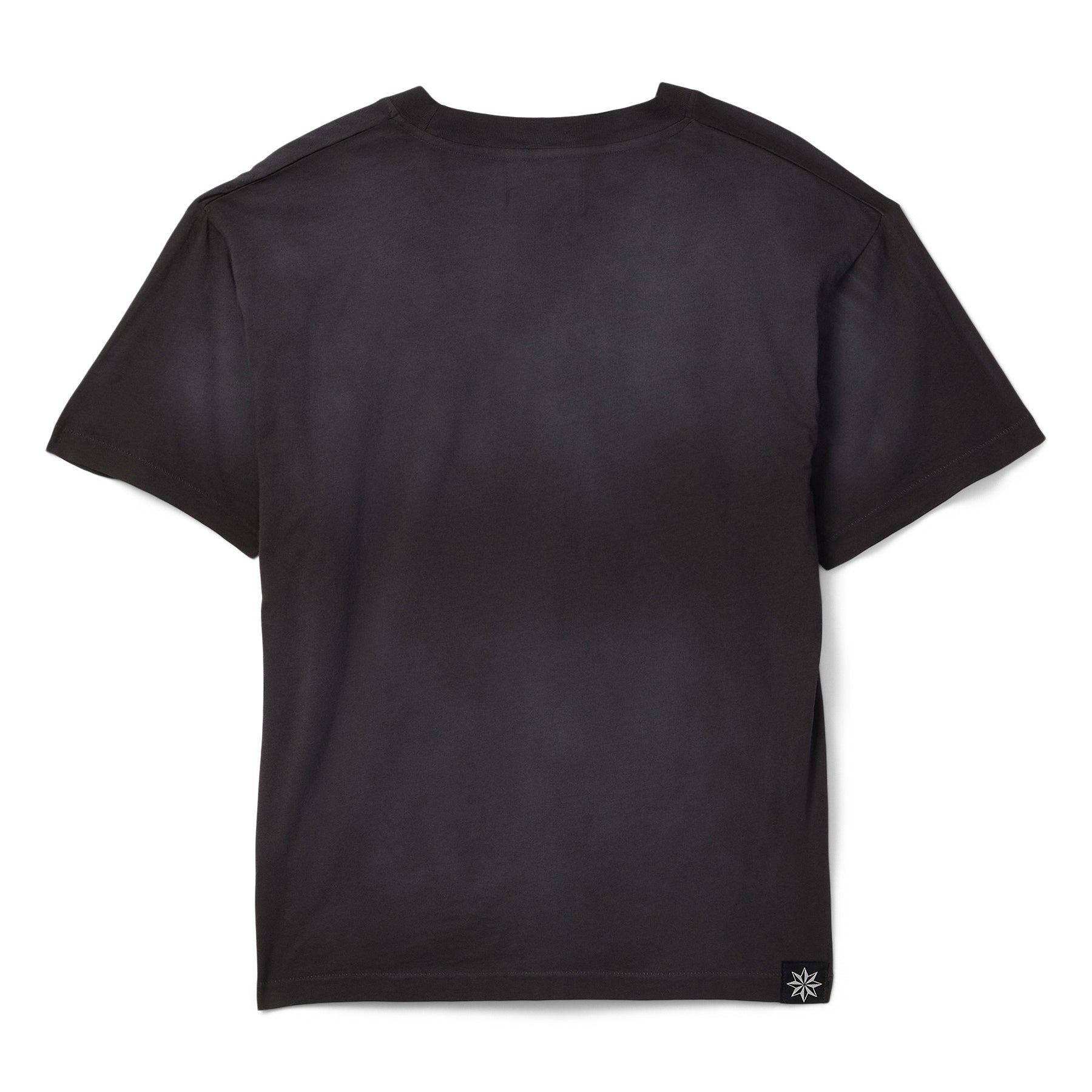 Beach Brains Tide T-Shirt (Sun faded black)
