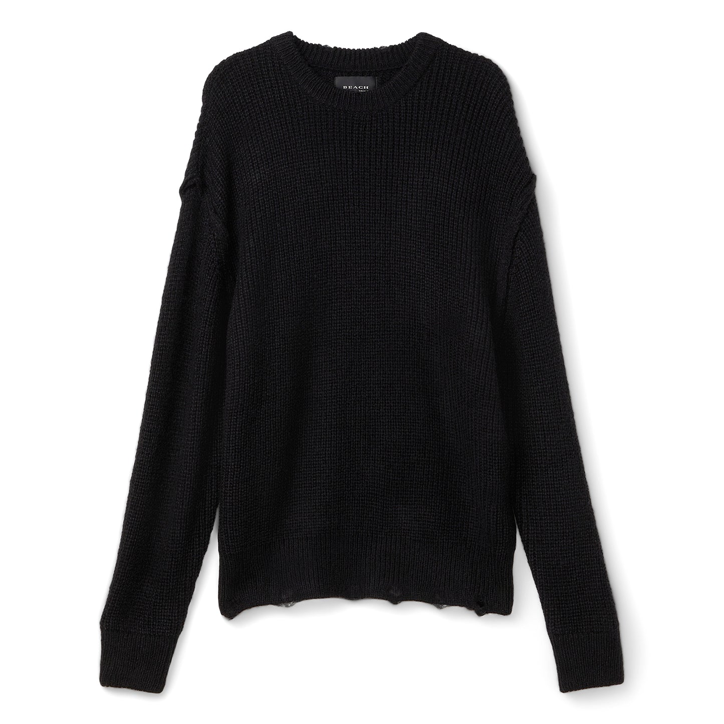 Beach Brains Session Knit Sweater (Black)