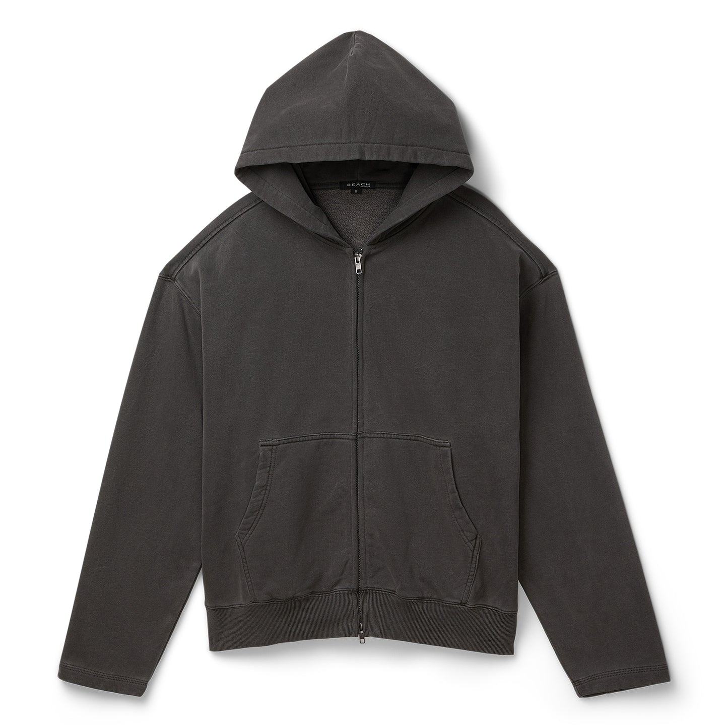 Beach Brains Tour Zip Hoodie (Charcoal)