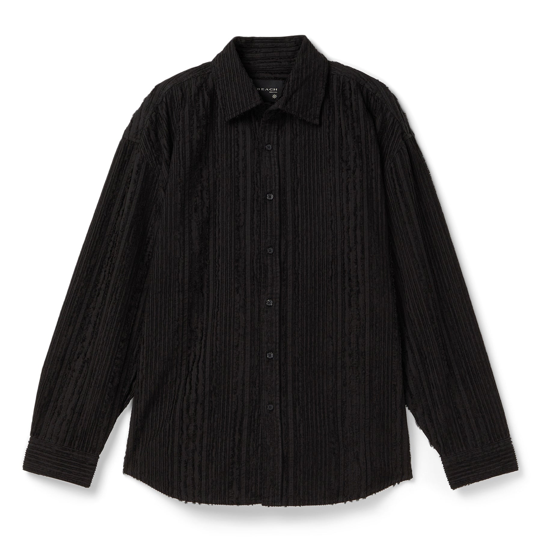 Beach Brains Drop Long Sleeve Shirt (Black tux)