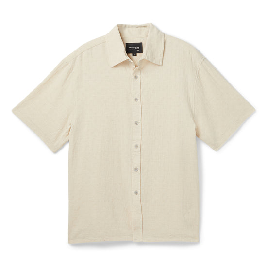 Beach Brains Hold Short Sleeve Shirt (Off White)