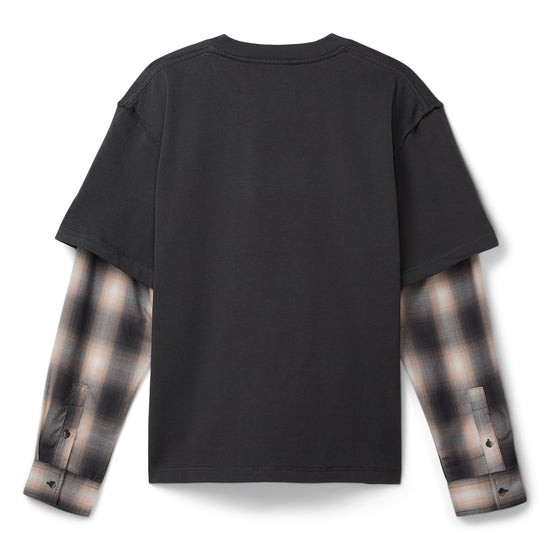 Beach Brains Dead End Shirt (Charcoal/Check)