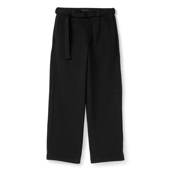 Beach Brains Pleated Work Pant (Black)