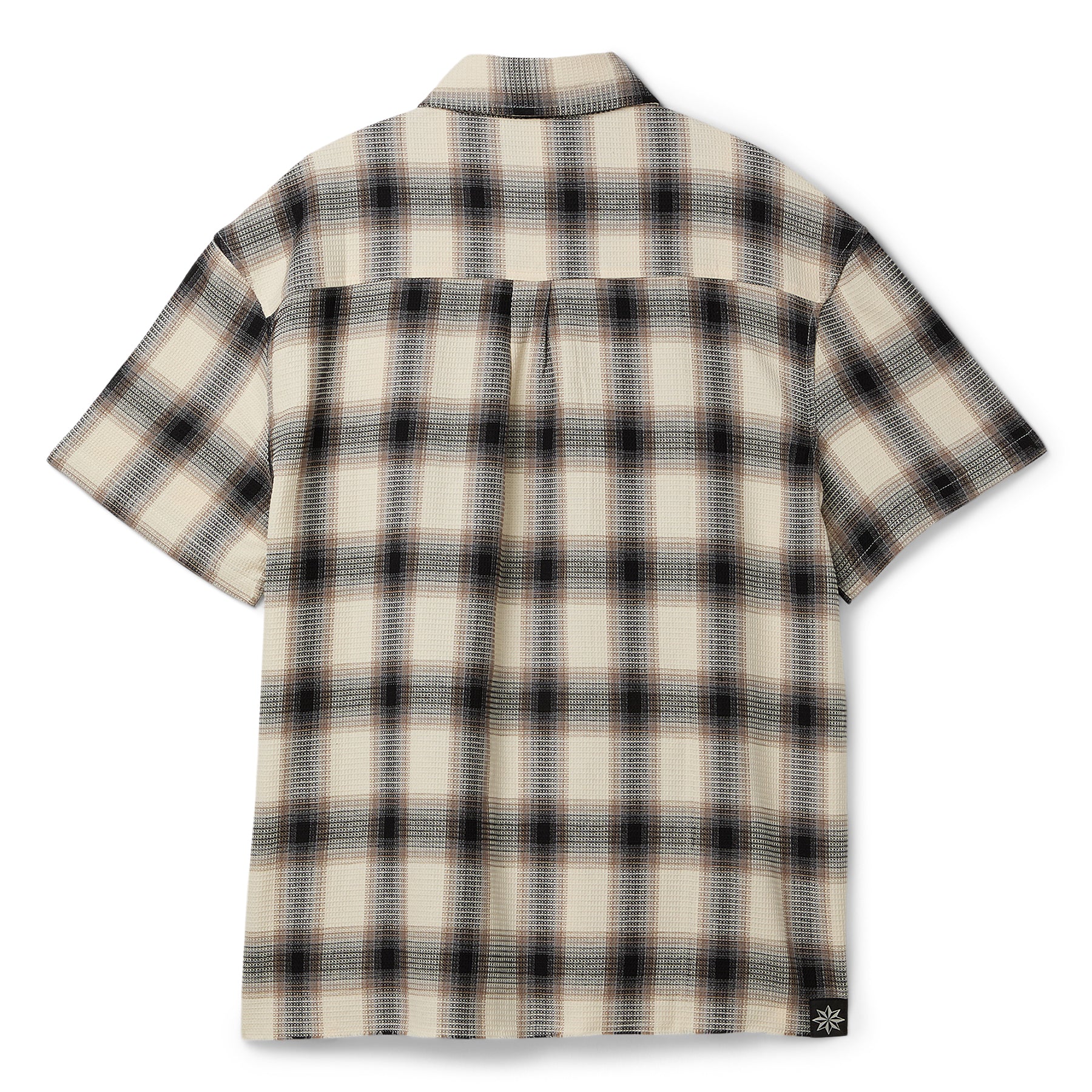 Beach Brains Hold Short Sleeve Shirt (Black/Brown check)