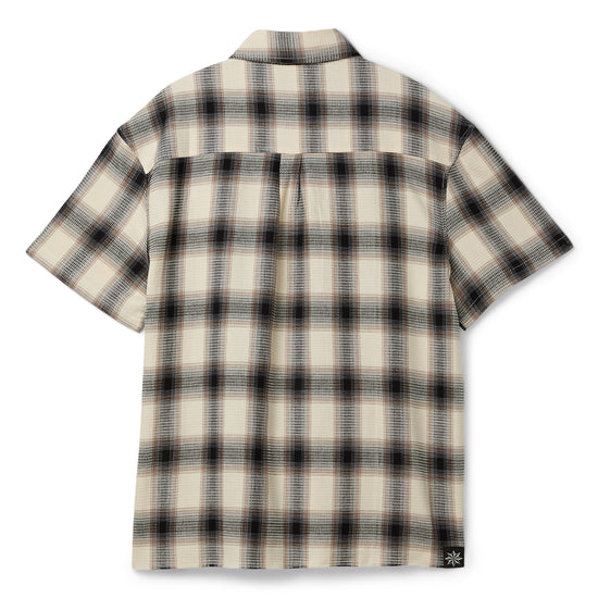Beach Brains Hold Short Sleeve Shirt (Black/Brown Check)