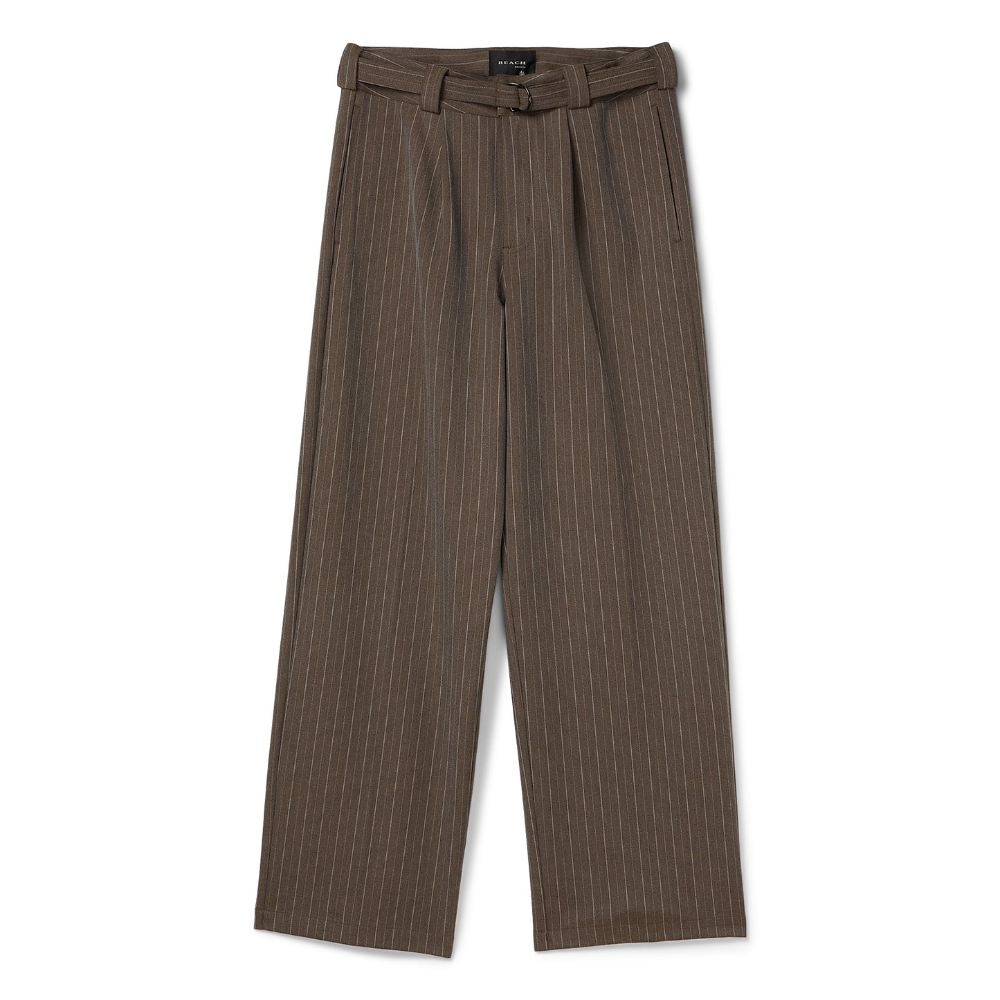 Beach Brains Limit Trouser (Brown pinstripe)