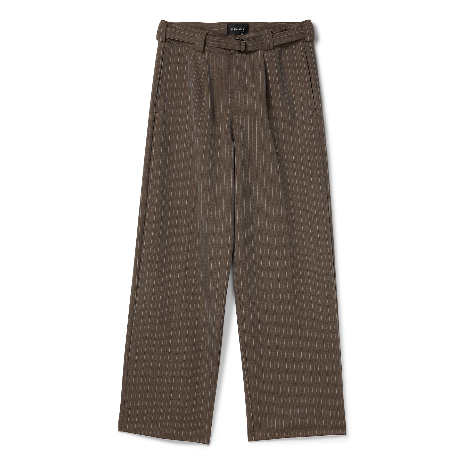 Beach Brains Limit Trouser (Brown pinstripe)