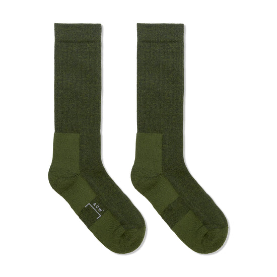 A-COLD-WALL Long Army Sock (Pine Green)