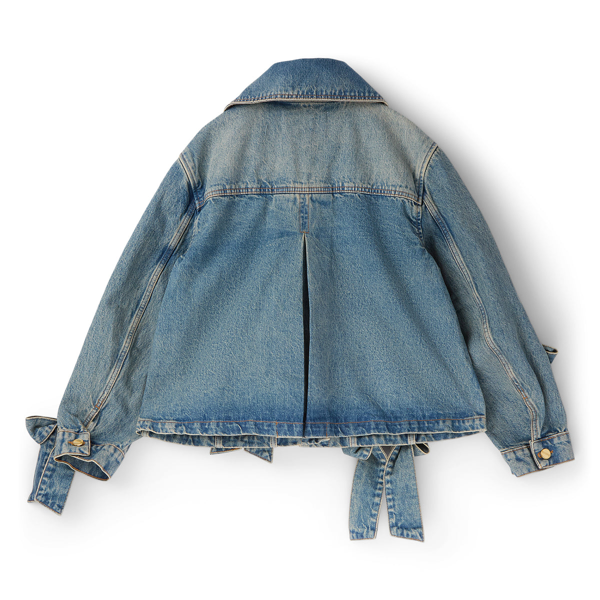 GANNI Tint Rigid Denim Jacket (Mid Blue Vintage)