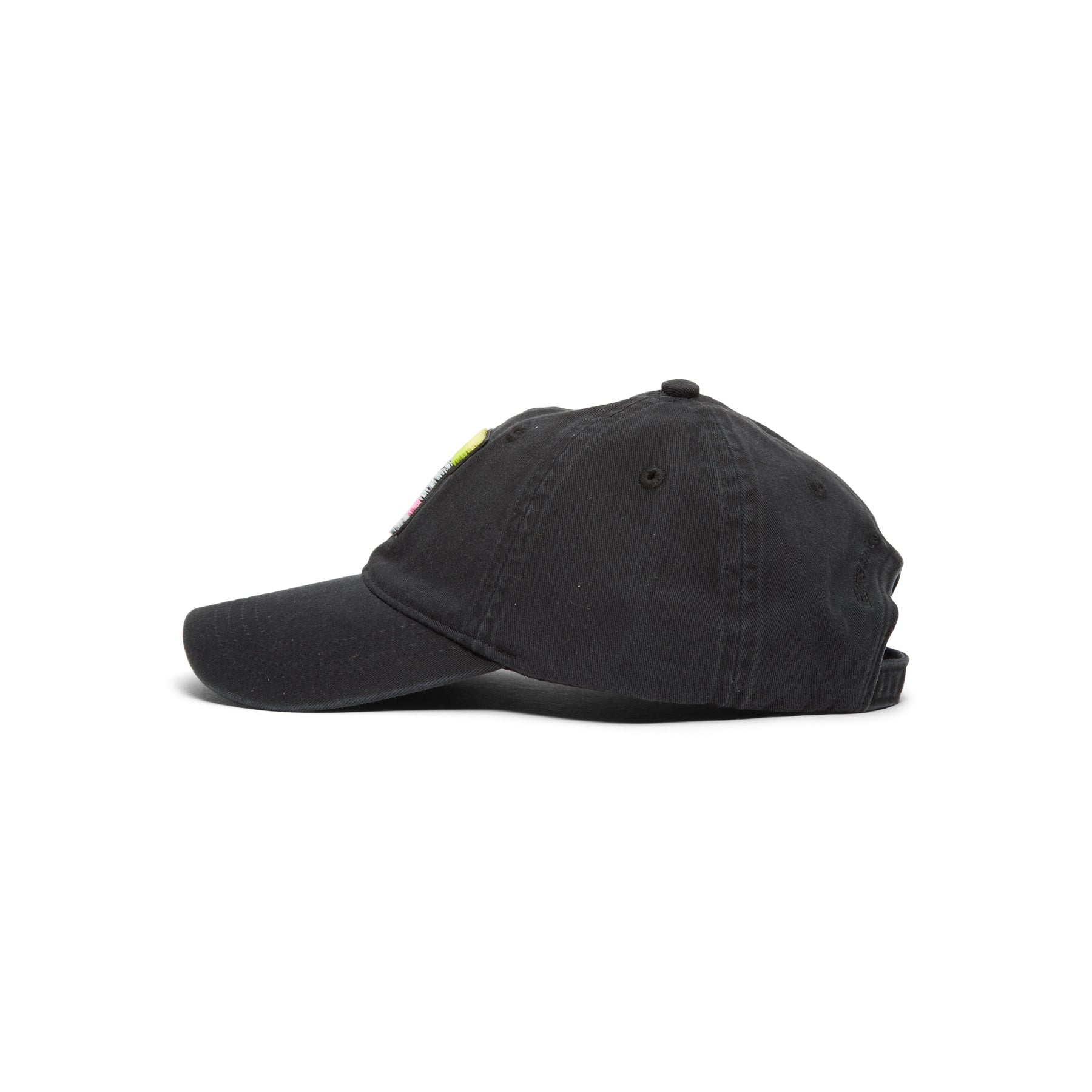 GANNI Washed Cotton Canvas Puppy Cap (Washed Black/Black)