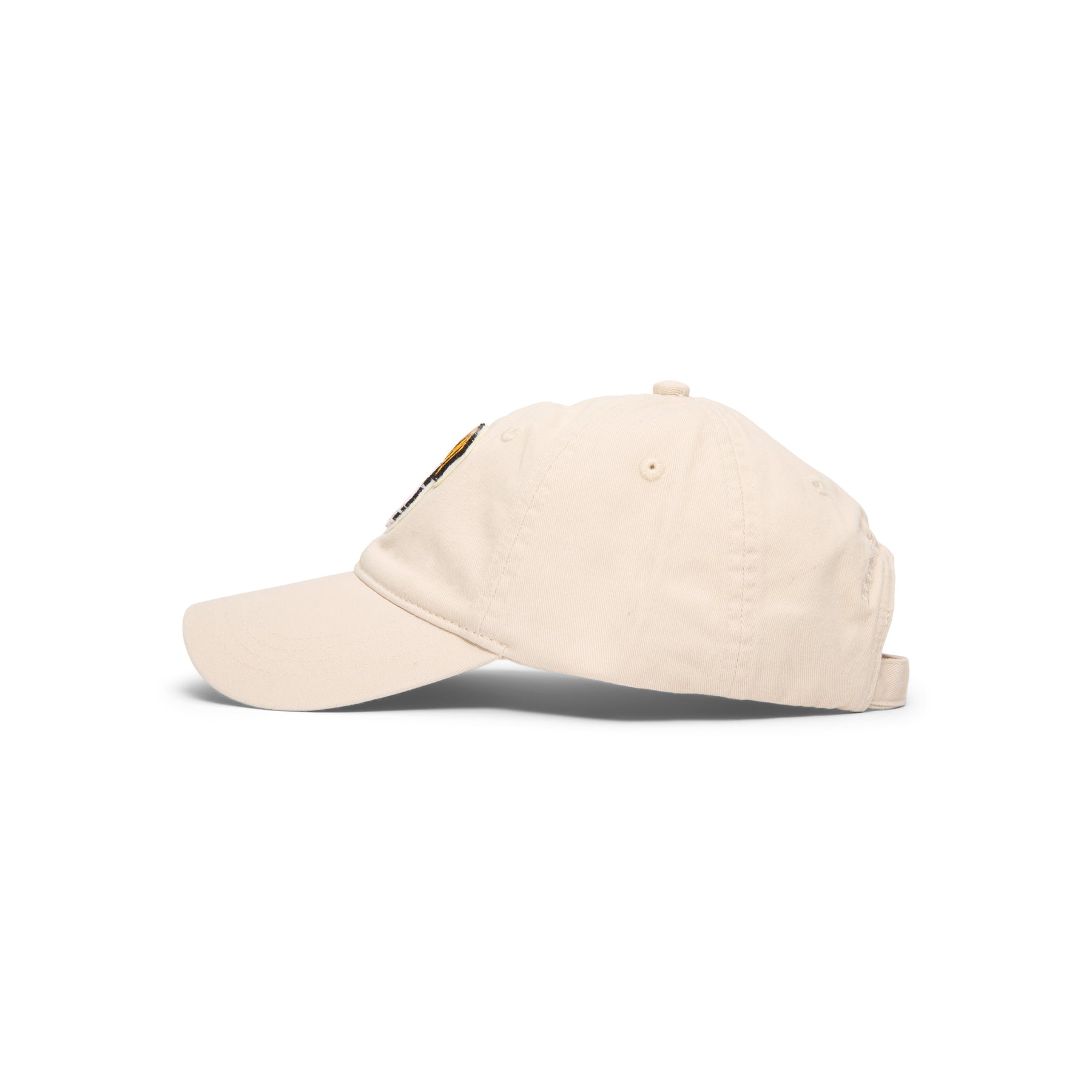 GANNI Washed Cotton Canvas Cat Cap (Egret)