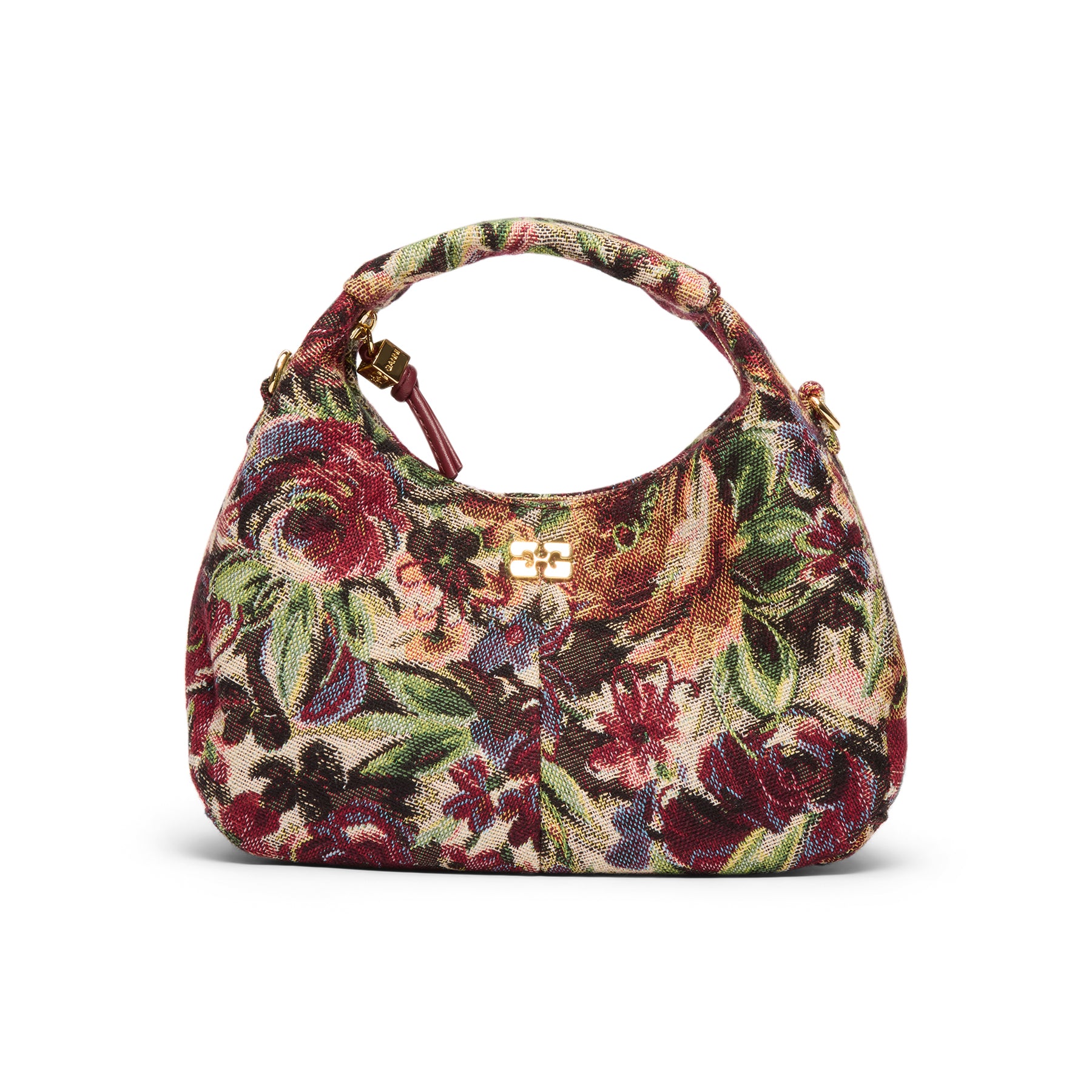 GANNI Tapestry Hobo Mini Bag (Tawny Port)