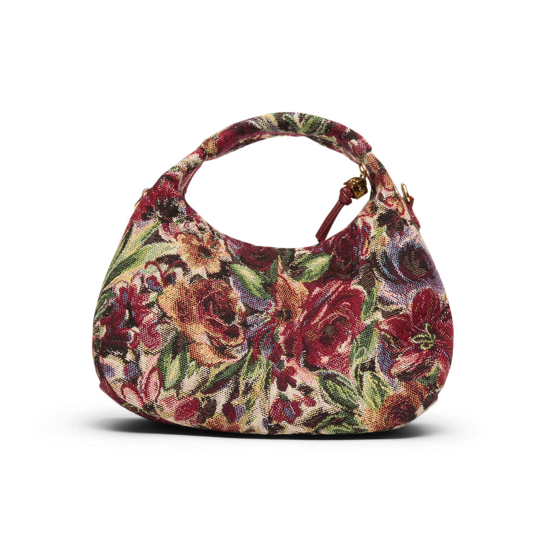 GANNI Tapestry Hobo Mini Bag (Tawny Port)