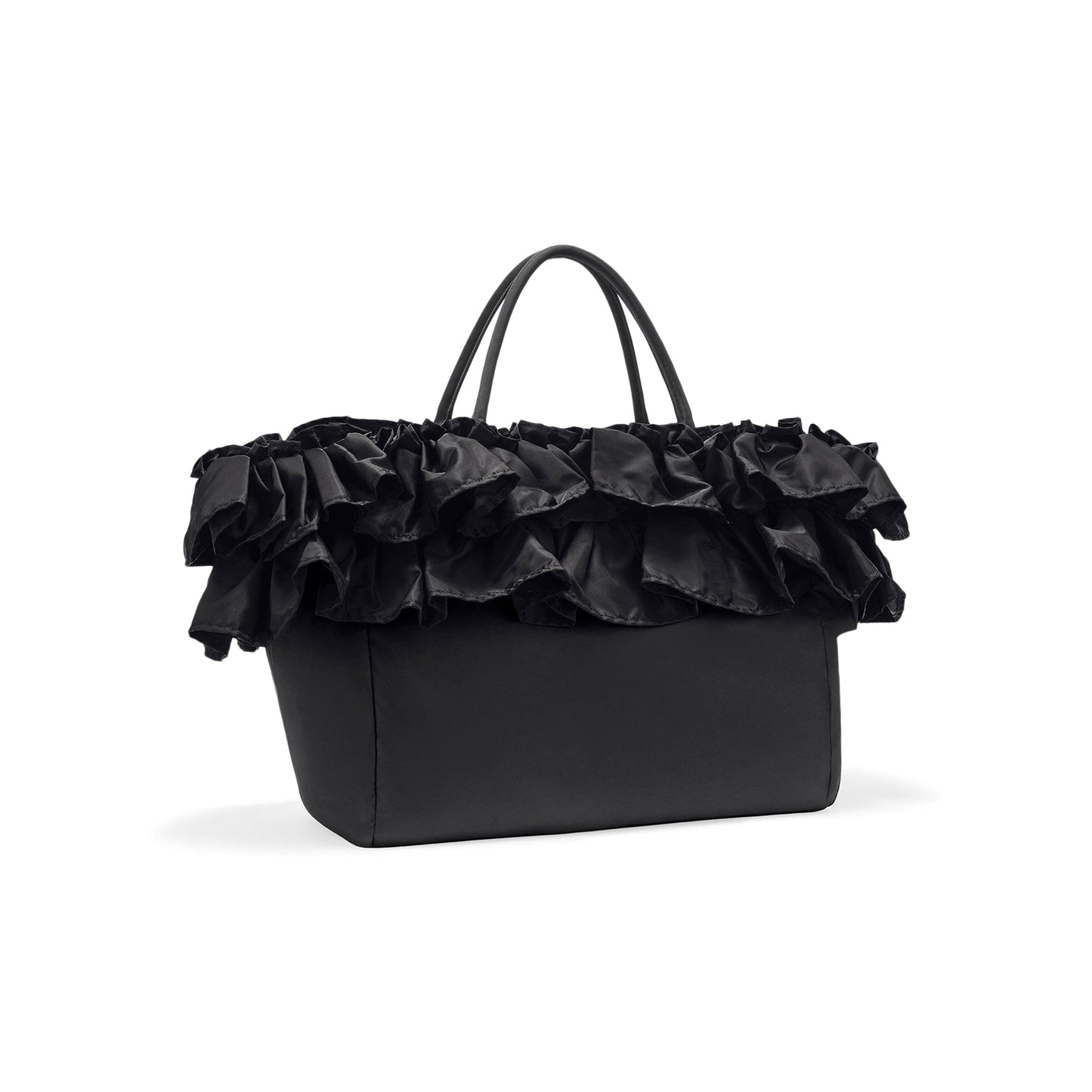 GANNI XXL Ruffle Totebag (Black)