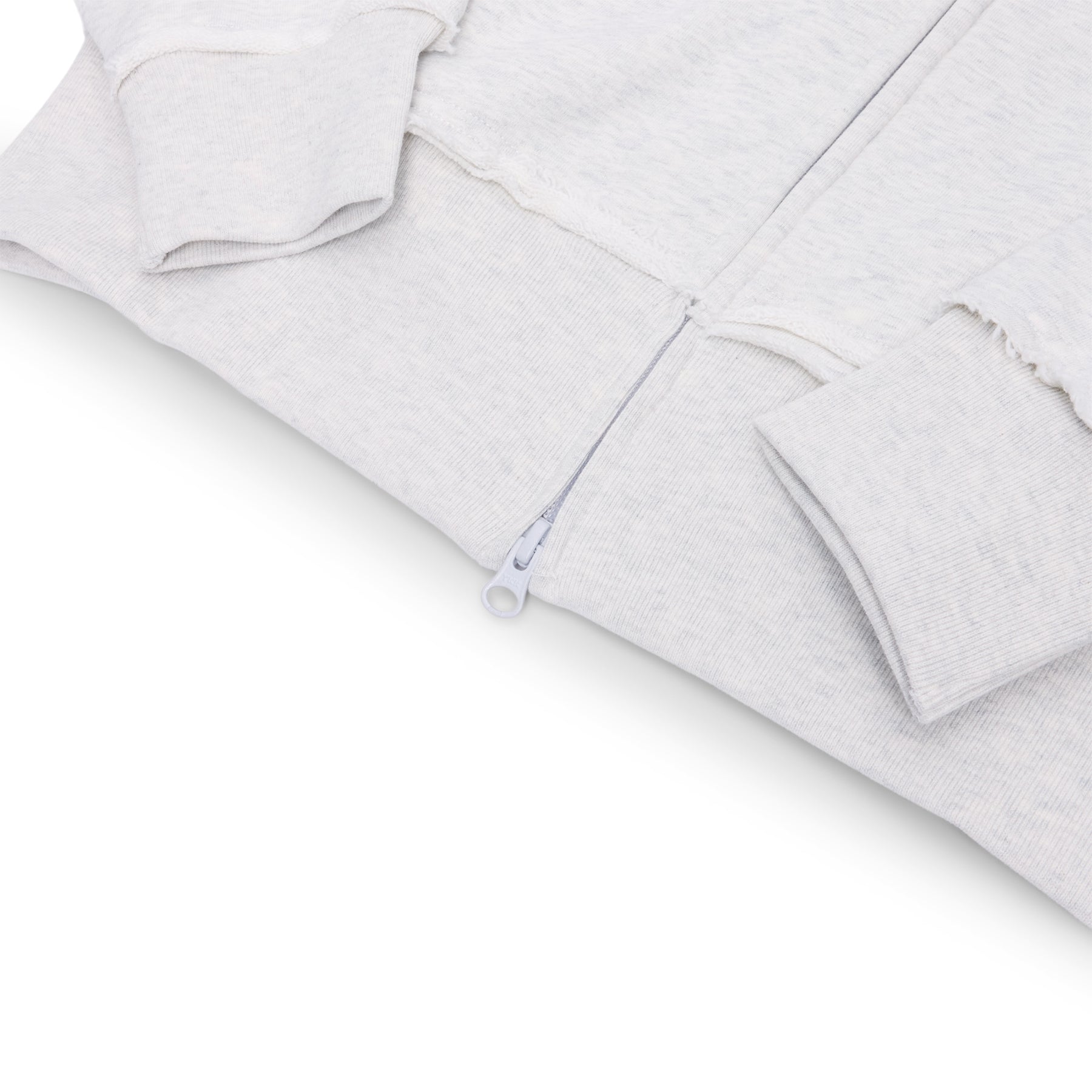 Adidem Asterisks Chainstitch Ribbon Hoodie (Grey/Green)