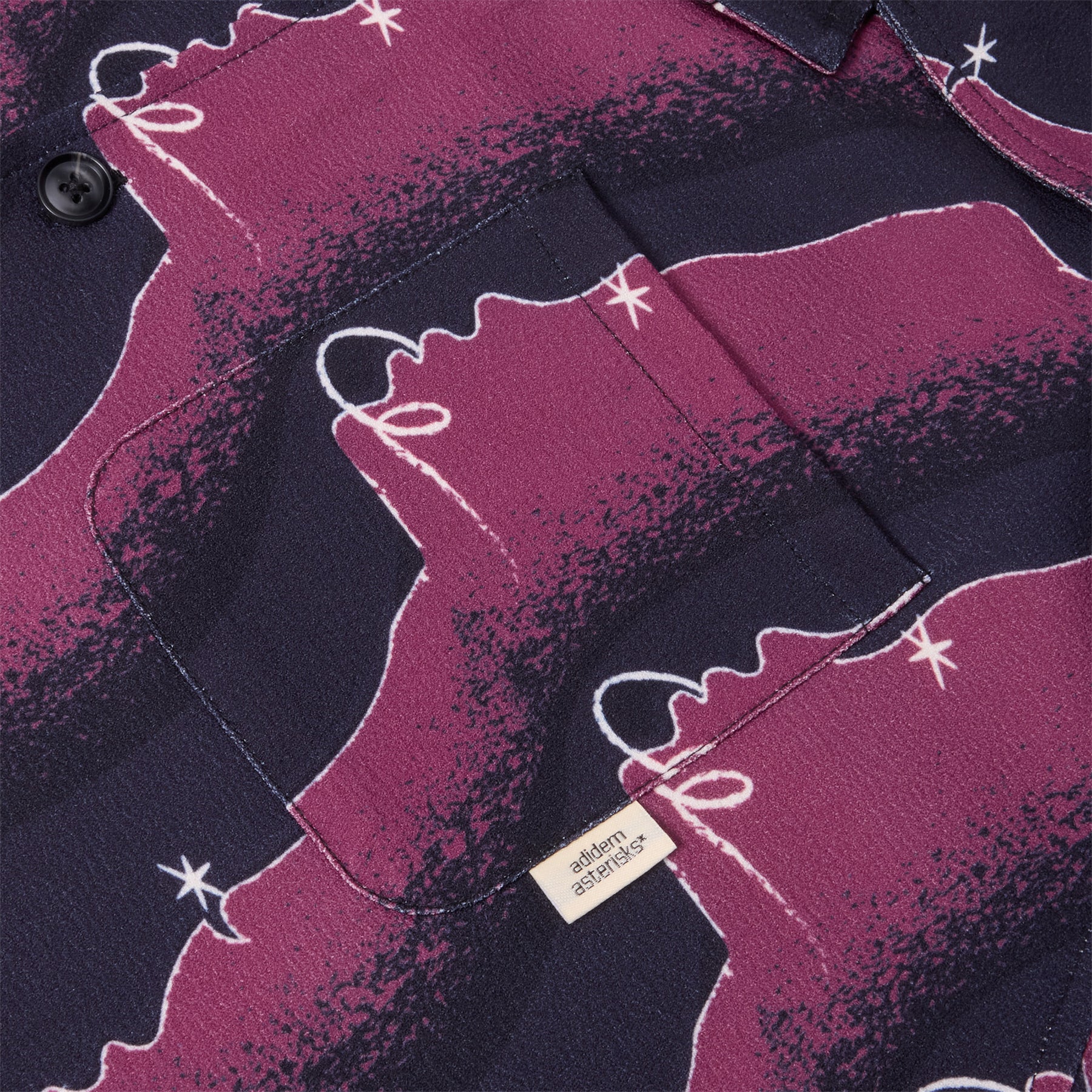Adidem Asterisks Faces Evening Shirt (Dark)