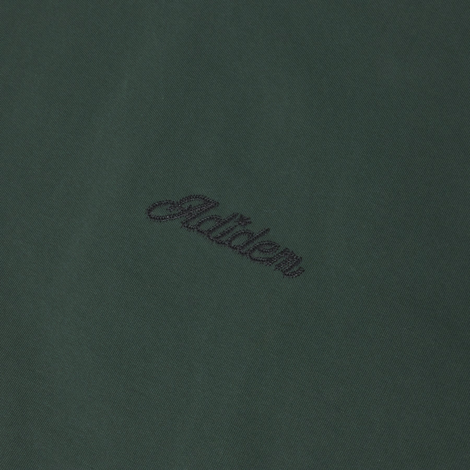 Adidem Asterisks Chainstitch Script Tee (Green)
