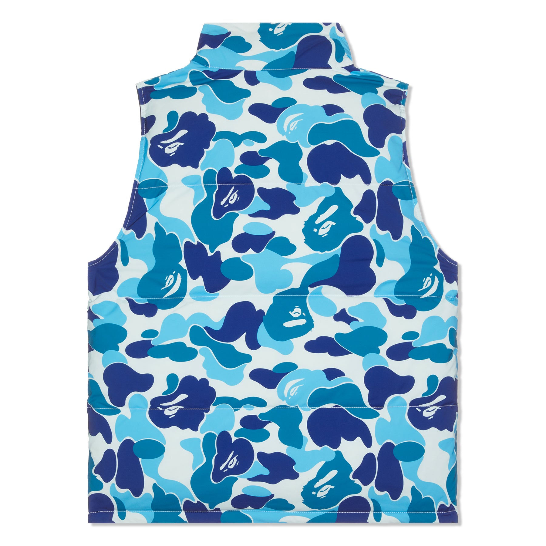 A Bathing Ape ABC Camo Reversible Down Vest (Blue) – Concepts