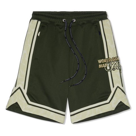 A Bathing Ape Jersey Track Shorts (Green)