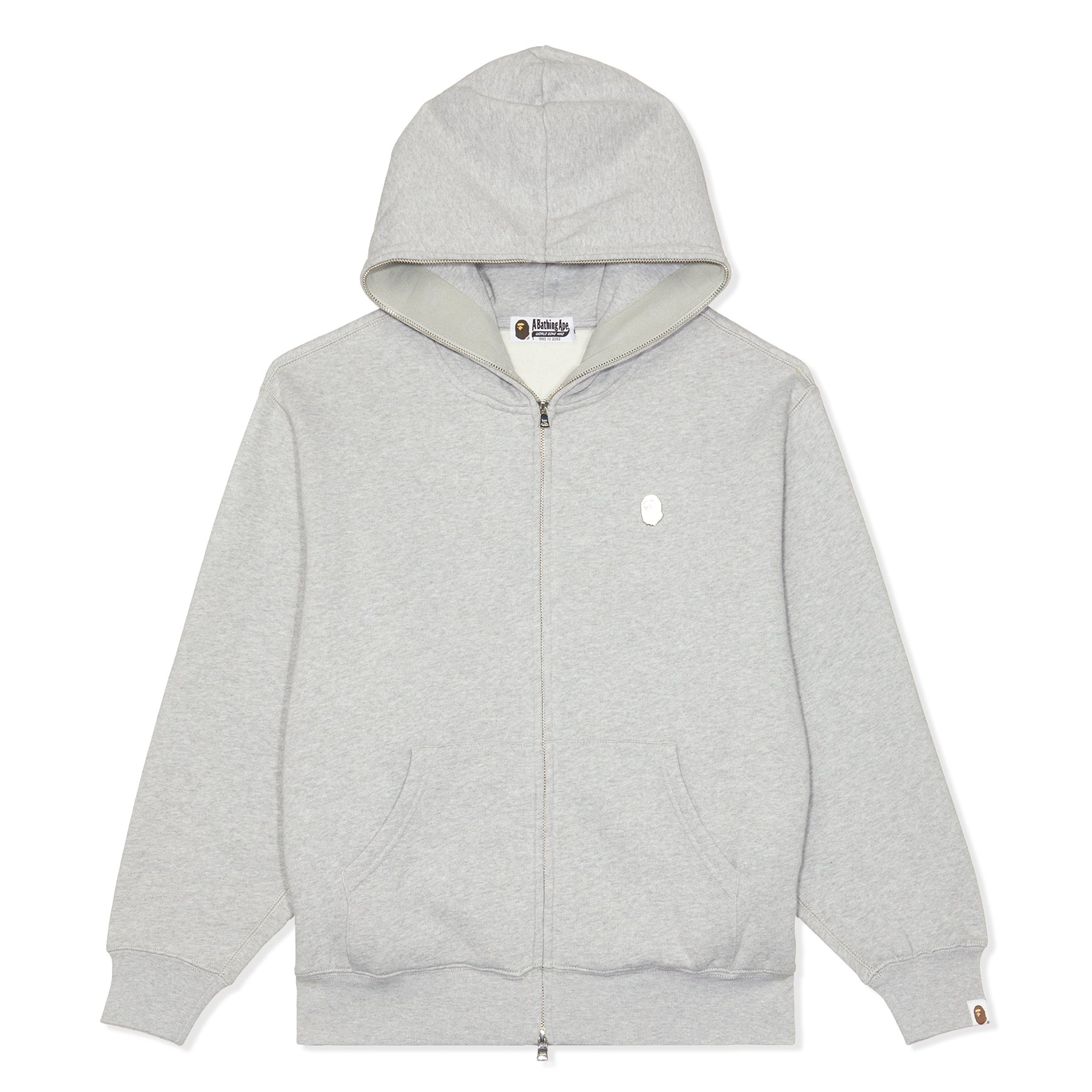 A Bathing Ape Metal One Point Full Zip (Grey) – Concepts