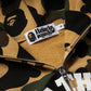 A Bathing Ape  1st Camo Crazy College Full Zip Hoodie (Yellow)