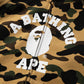 A Bathing Ape  1st Camo Crazy College Full Zip Hoodie (Yellow)