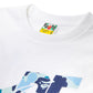 A Bathing Ape ABC Camo Bape STA Logo Long Sleeve Tee (White/Blue)