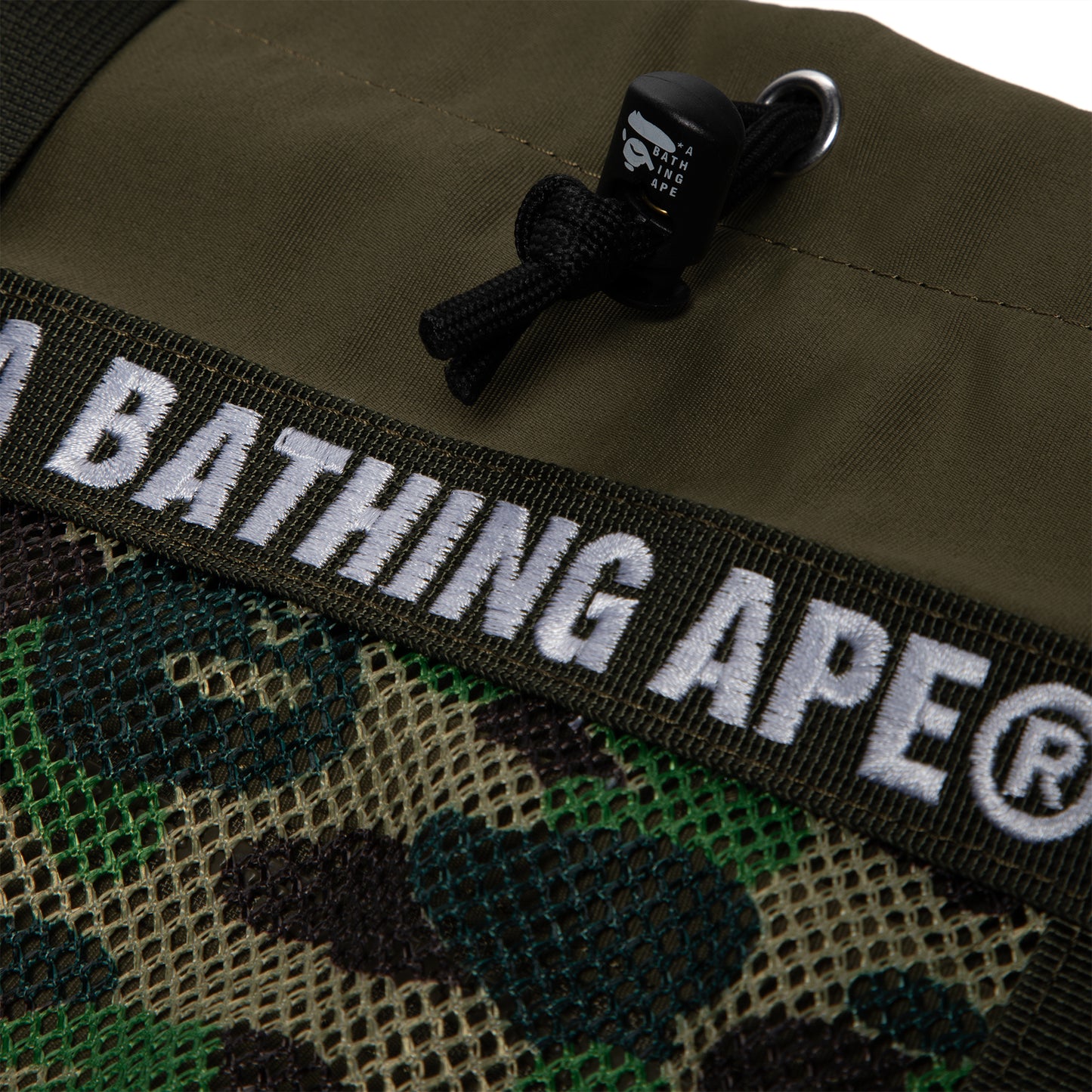 A Bathing Ape ABC Camo Mesh Tote Bag (Green)