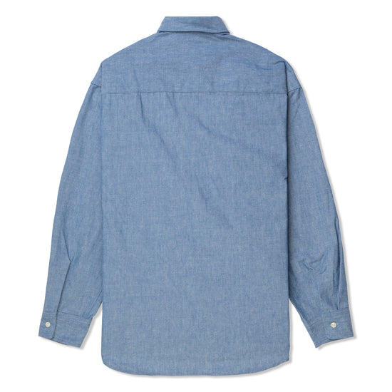 A Bathing Ape Applique BD Loose Fit Shirt (Blue)