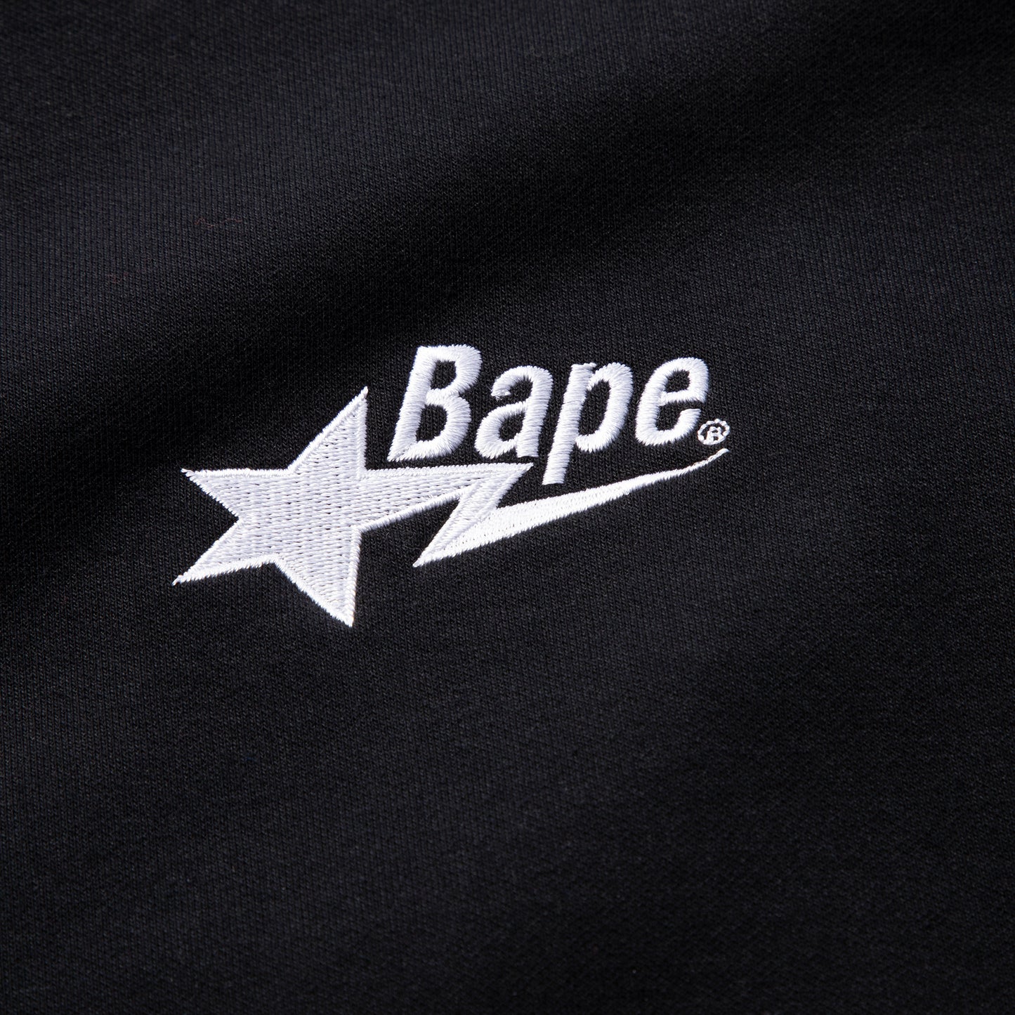 A Bathing Ape  Bape STA Logo Relaxed Crewneck (Black)