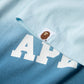 A Bathing Ape College Gradation Relaxed Fit Tee (Blue)