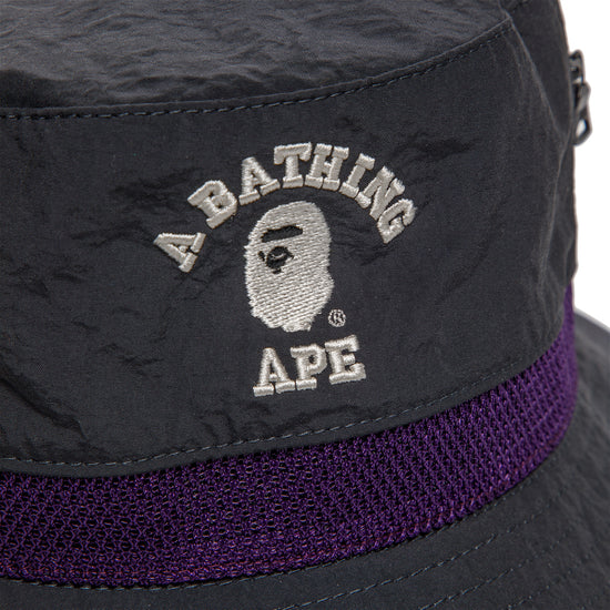 A Bathing Ape Color Blocking Bucket Hat (Black)