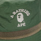 A Bathing Ape Color Blocking Bucket Hat (Green)