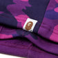 A Bathing Ape Color Camo Cutting Sweat Shorts (Purple)