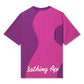 A Bathing Ape Cutting College Relaxed Fit Tee (Purple)