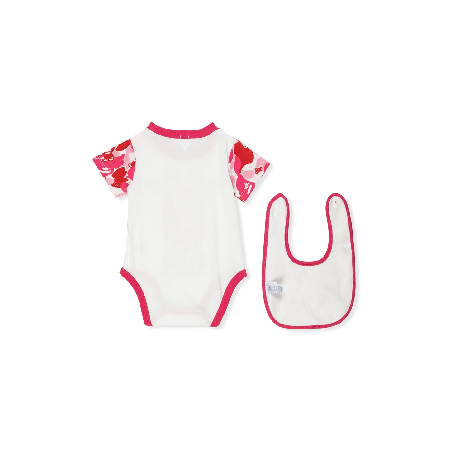 A Bathing Ape Kids ABC Milo Ape Head Baby Gift Set (Pink)