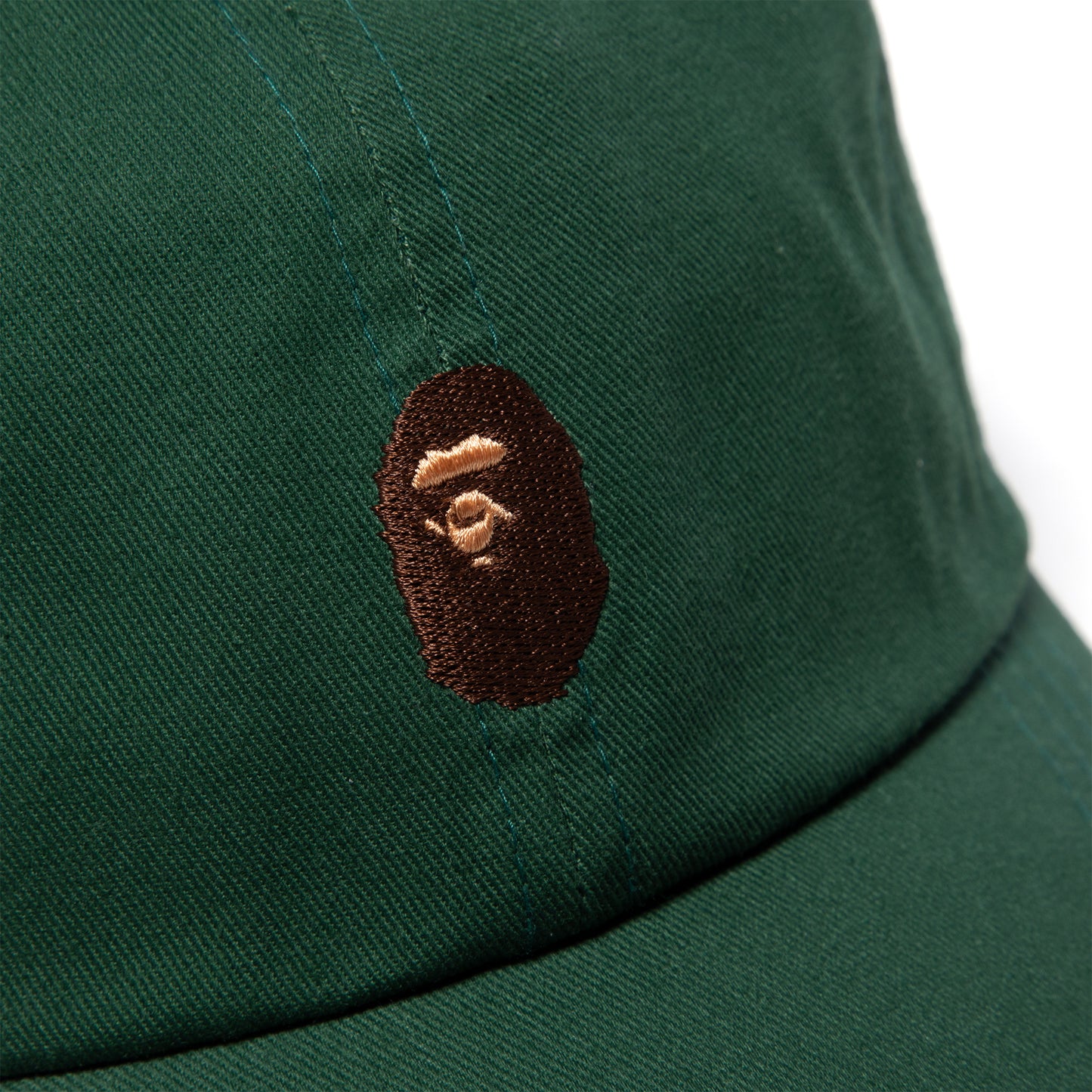 A Bathing Ape One Point Panel Cap (Green)