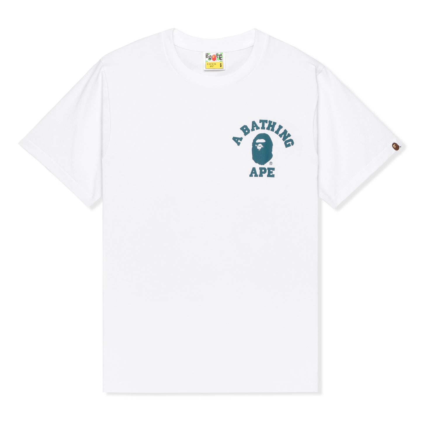 A Bathing Ape Speed Racer College ATS Tee (White/Blue)
