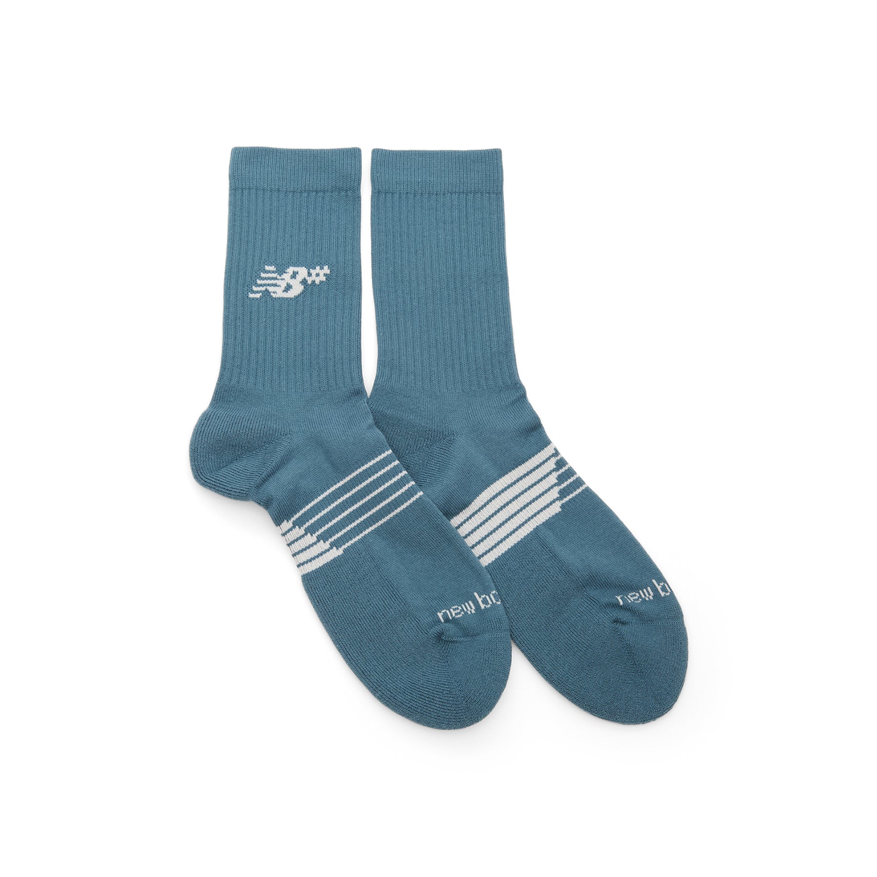 New Balance Active Numeric Crew Socks 3 Pack (Salt Water)