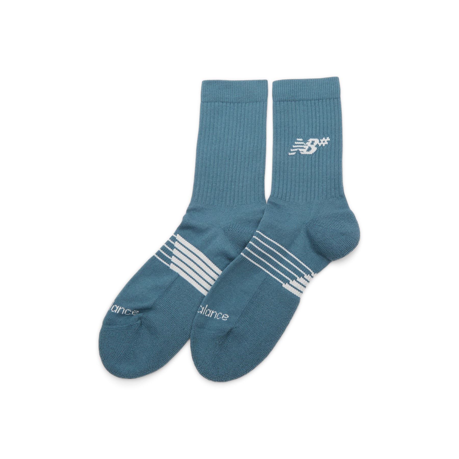 New Balance Active Numeric Crew Socks 3 Pack (Salt Water)
