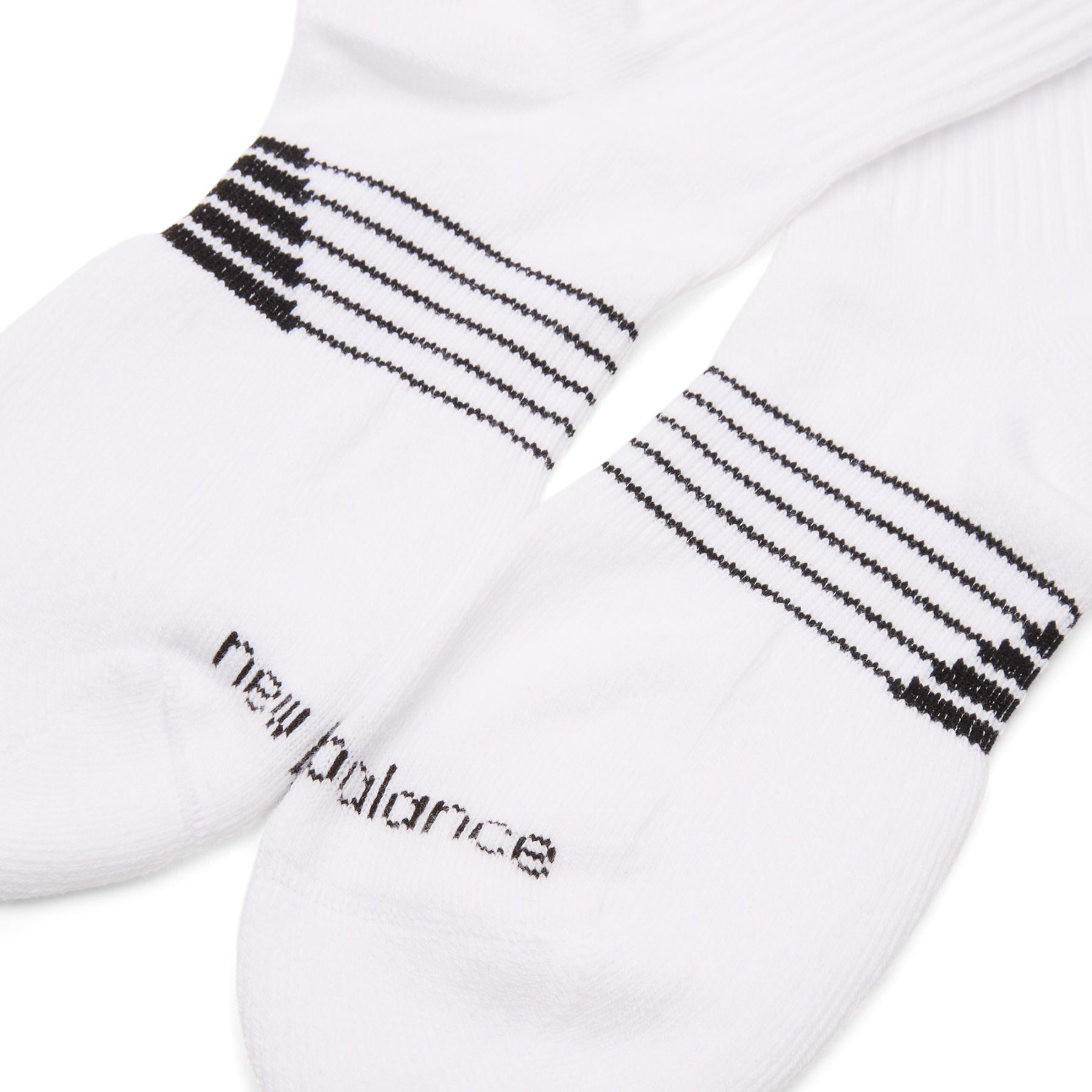 New Balance Active Numeric Crew Socks 3 Pack (White)