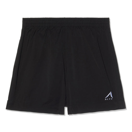 1017 ALYX 9SM Logo Embroidered Swim Shorts (Black)