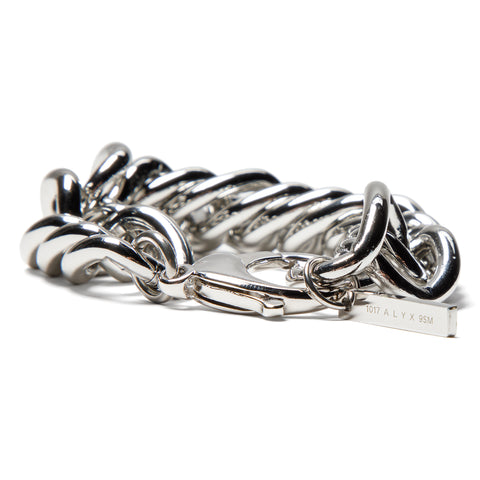 1017 ALYX 9SM Chunky Chain Bracelet (Grey Silver)
