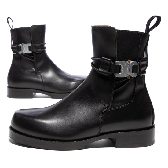 1017 ALYX 9SM Low Buckle Boot with Leather (Black)
