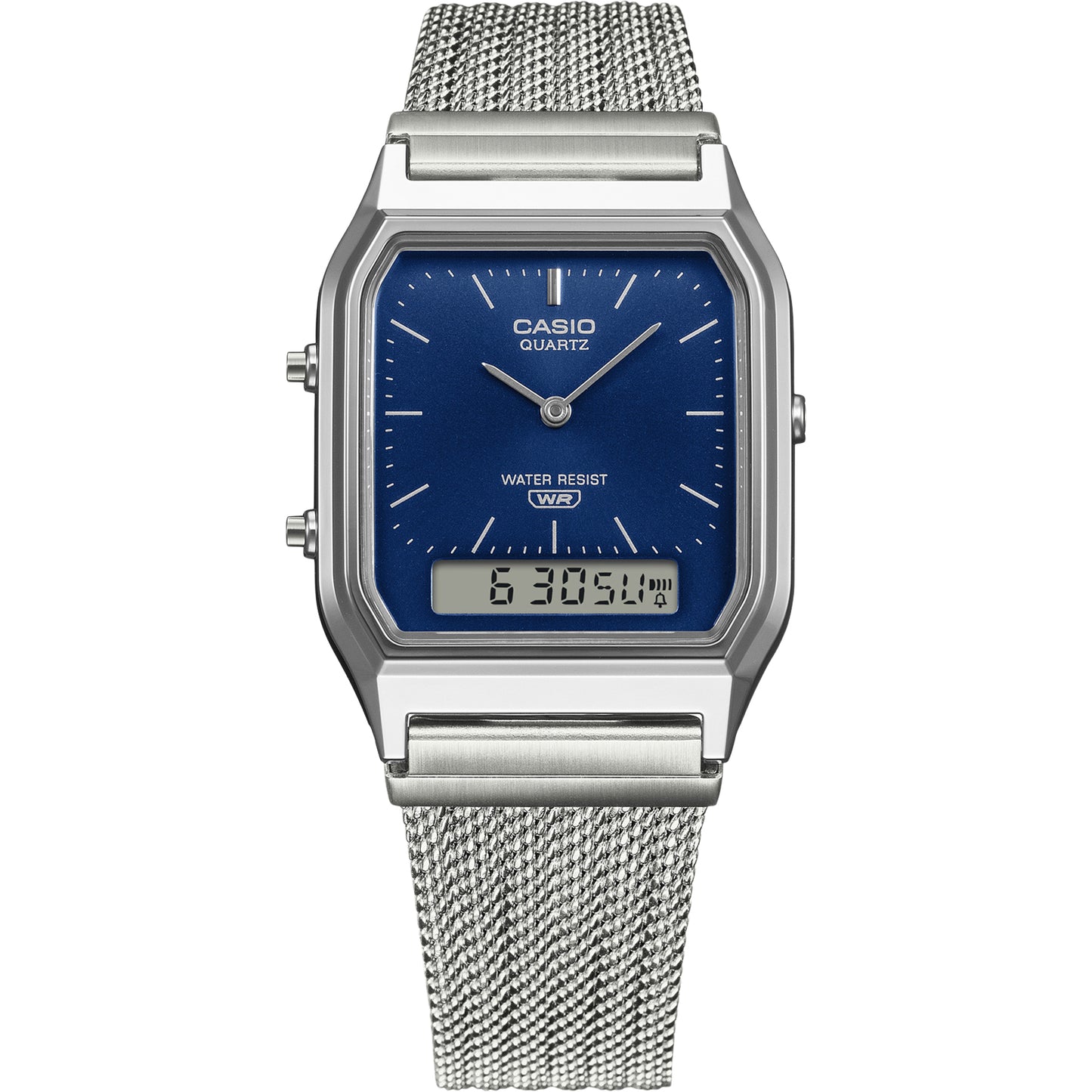 Casio Vintage Metal AD (Silver / Blue)
