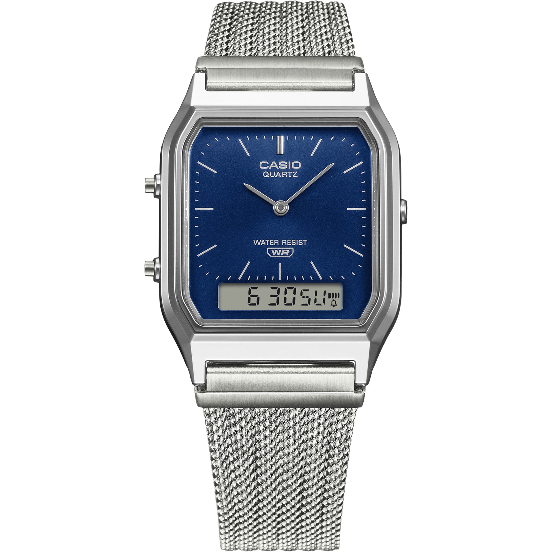 Casio Vintage Metal AD (Silver / Blue)