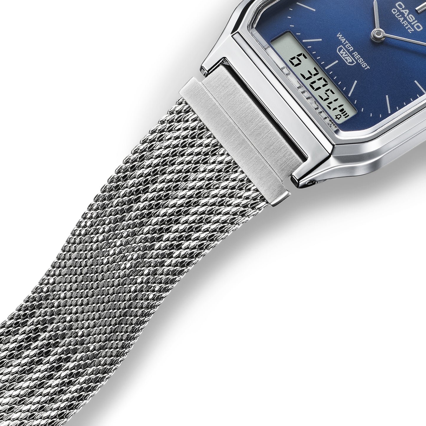 Casio Vintage Metal AD (Silver / Blue)