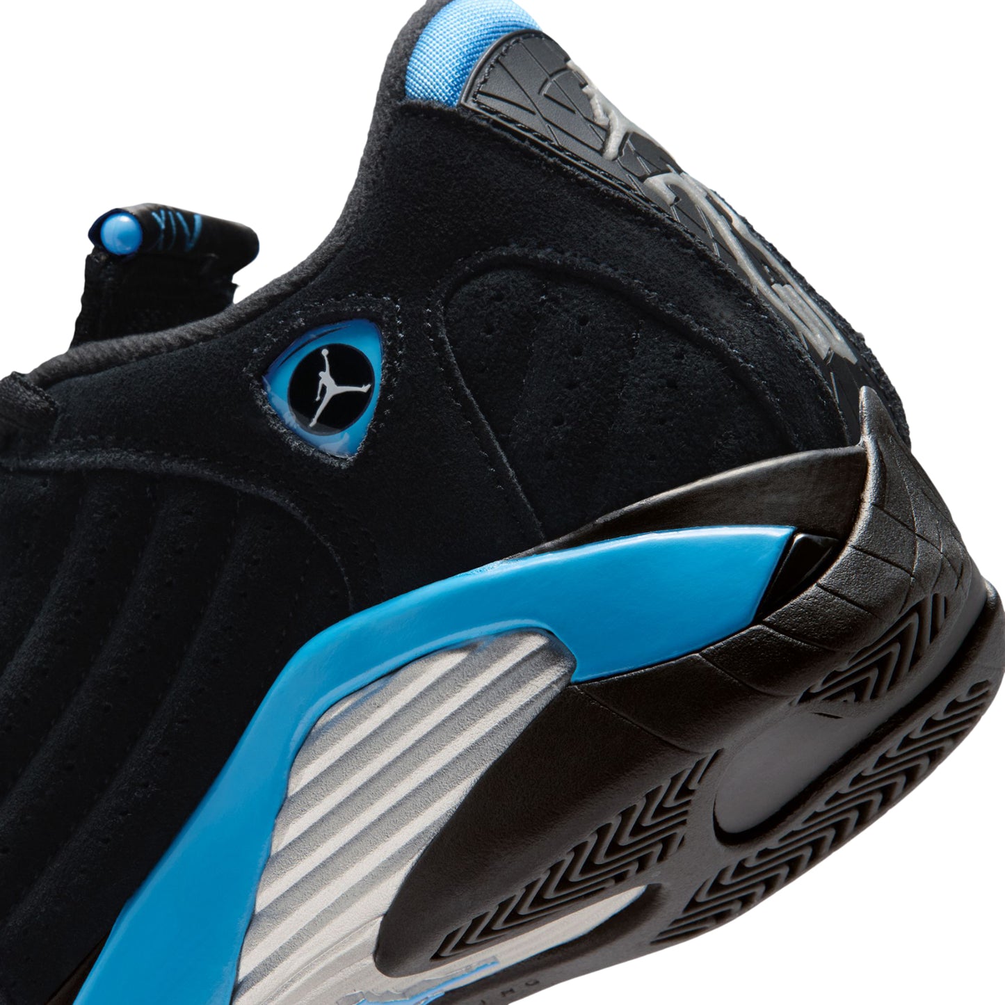 Jordan Air Jordan 14 Retro GS (Black/White-University Blue)