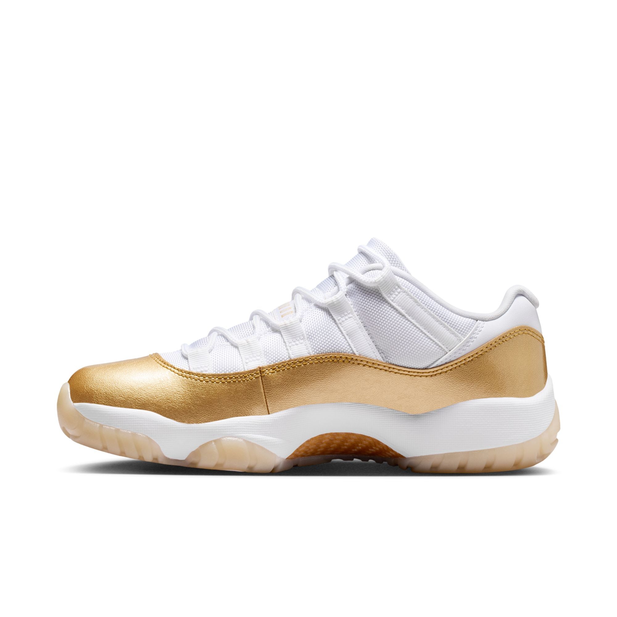 Jordan Air Jordan 11 Retro Low "Mother's Day" (White/Metallic Gold-Team Gold)